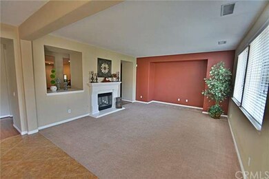 Spacious family Room with Beautiful Fireplace