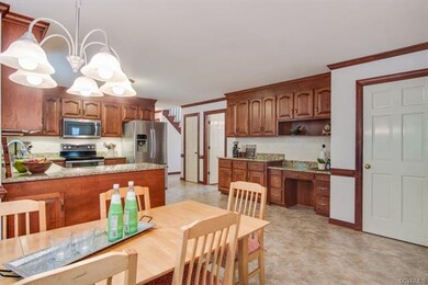 This kitchen has enough counterspace and room for 
