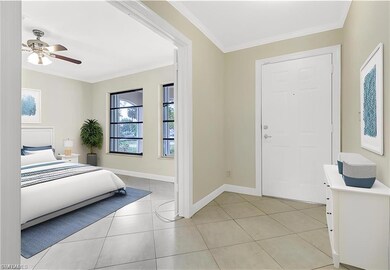 Foyer and guest  bedroom ~ Virtually Staged