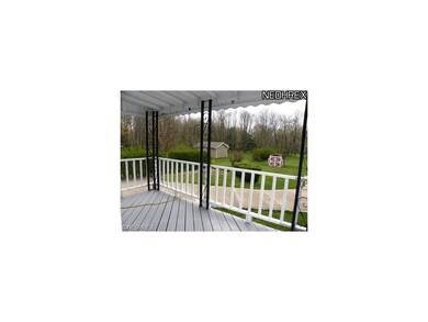 One Of The Many Freshly Painted Deck w/Covered Awn