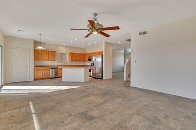 Great room to kitchen
