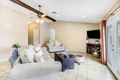 Light from French doors to large deck