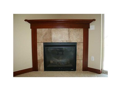 Fireplace.