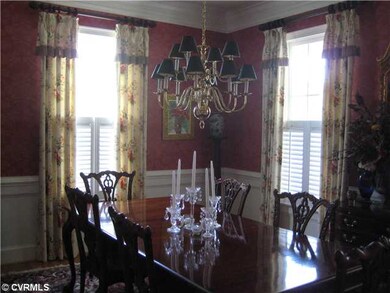 Dining Room - Formal dining room.  Note plantation