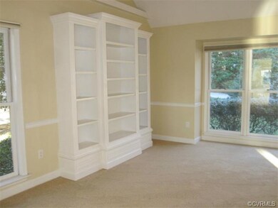 Living Room - off Foyer, with Built-ins, Vaulted a