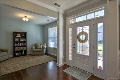 Foyer looking into sitting room