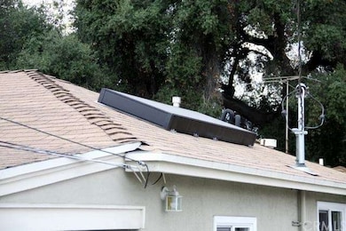 Solar panels for energy efficient water heater! 