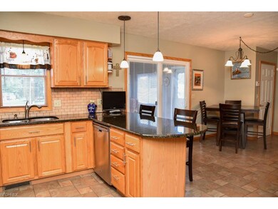 Kitchen is open to the dinette.