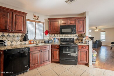 Kitchen leading to Living Room