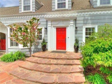 A beautiful entry to greet your guests. No detail 
