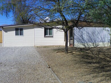 Front of home and part of front yard