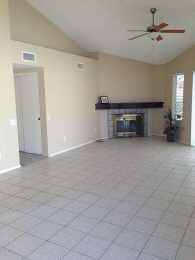 Great room and fireplace