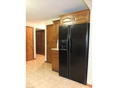 Kitchen with pantry.