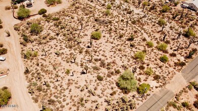 Overhead view of lot from SW