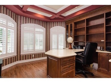 OFFICE W/BUILT IN CABINETRY