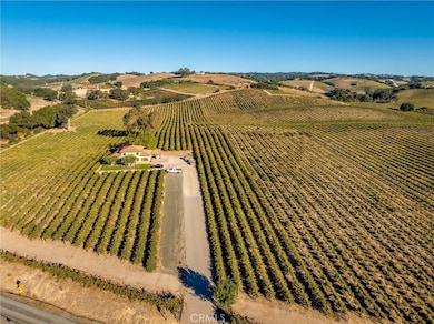 Aerial view from tasting room entrance.