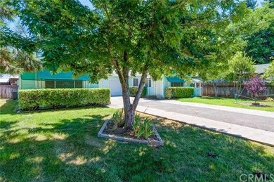 Front yard with lawn.
