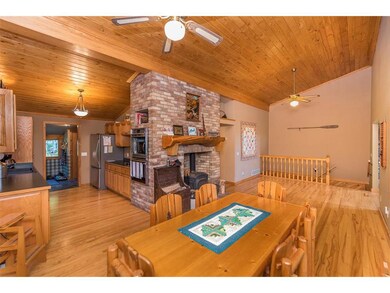 Kitchen dining & living rooms