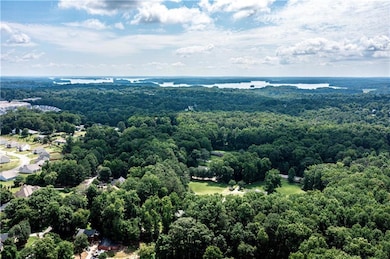Bird's eye view with a view of trees