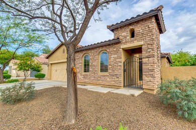Stone front of home