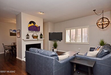 Formal Living Room with Gas Fireplace