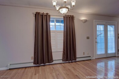 Hardwood floors-french doors!
