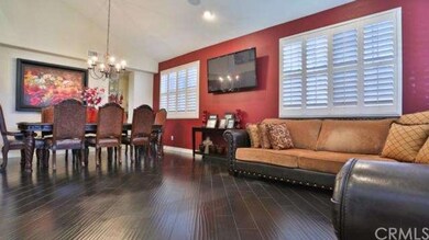 Formal living and Dining room area with custom pai