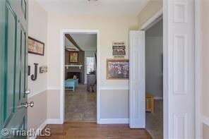 Foyer...when it was furnished...