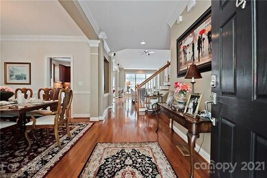 Entrance hall/foyer with beautiful hardwood floors