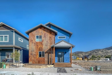 This south facing home captures sunlight and mountain views