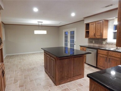 Tremendous 13 x 15 dining area has plenty of room