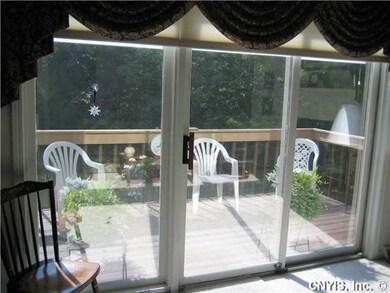 Patio/Deck. View of deck and private yard from liv
