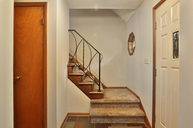 Rod iron staircase