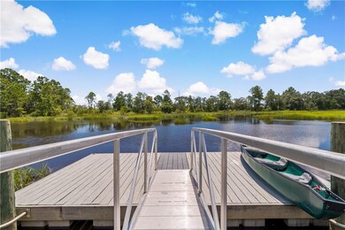 Private Dock with floating dock on Tidal Creek tha