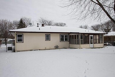 Back View of Home with Screened Porch