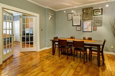 Downstairs unit dining room