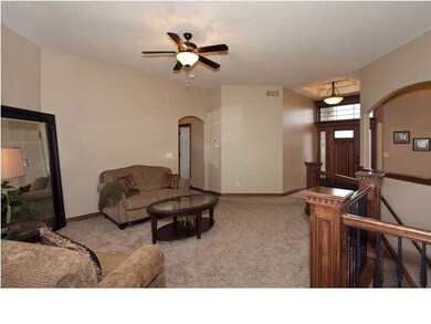 VIEW FROM FORMAL LIVING ROOM TO THE FRONT ENTRY