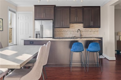 Kitchen with ample natural light