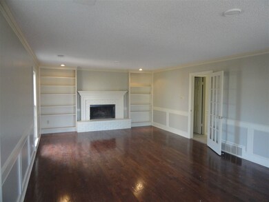 Notice the nice fireplace hearth.