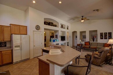 Open kitchen to family room
