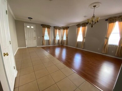 living dinning area and front door