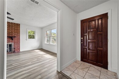 Foyer looking into family room