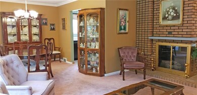 View of the dining room from the living room- loca