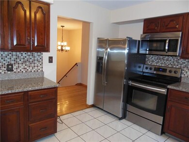Kitchen has been updated with granite counter tops