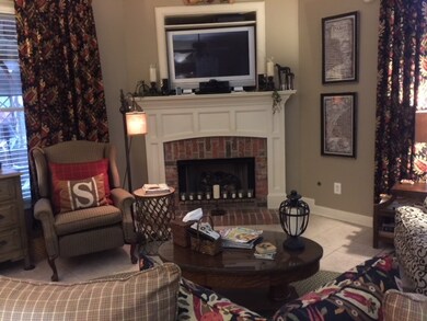 Fireplace  in Den