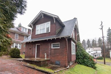 Back view, included brick alley to garage