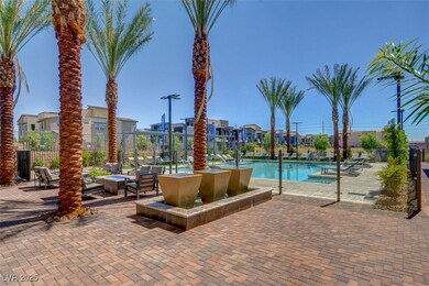 Community pool with a patio area