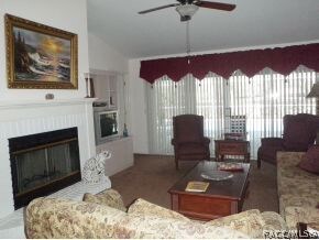 Living Room With Fireplace