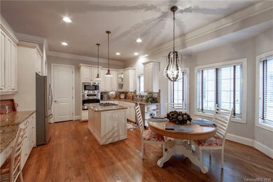 Spacious kitchen with breakfast area.