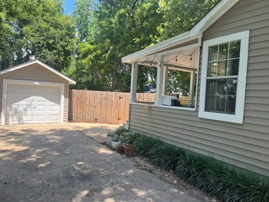 Garage and back porch